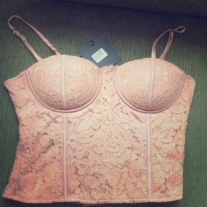 PARISIAN Pink Rose Bustier